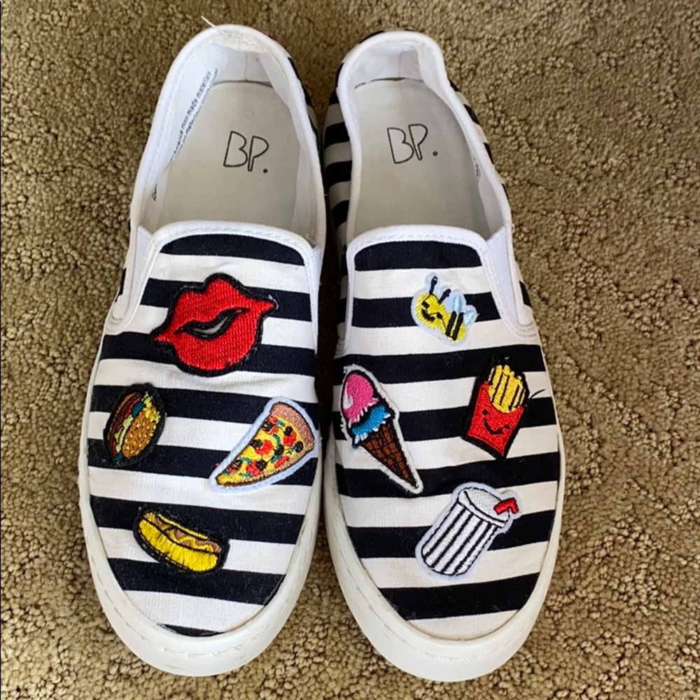 BP. ‘Twiny’ Canvas slip-on sneakers